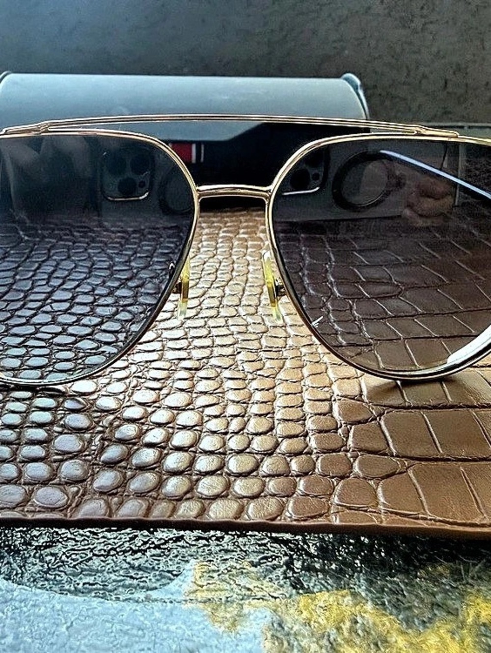 Carrera 1033/S Aviator Sunglasses Gold & Black